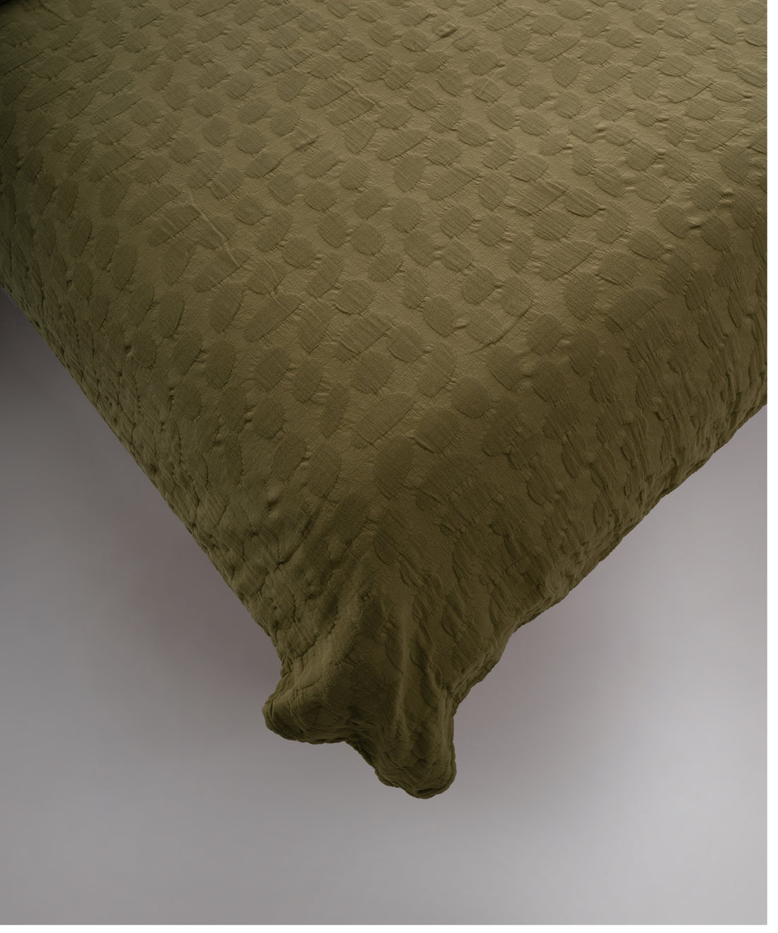Alphecca 100% Cotton Stonewashed Bedspread Set - Olive