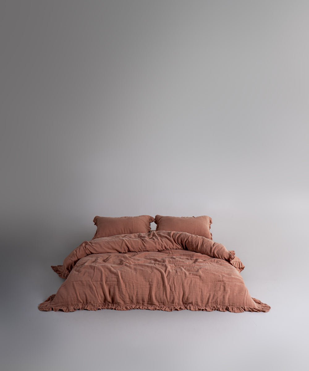 Esse Exclusive 100% Soft Cotton Gauze/Muslin Duvet Cover Commencer