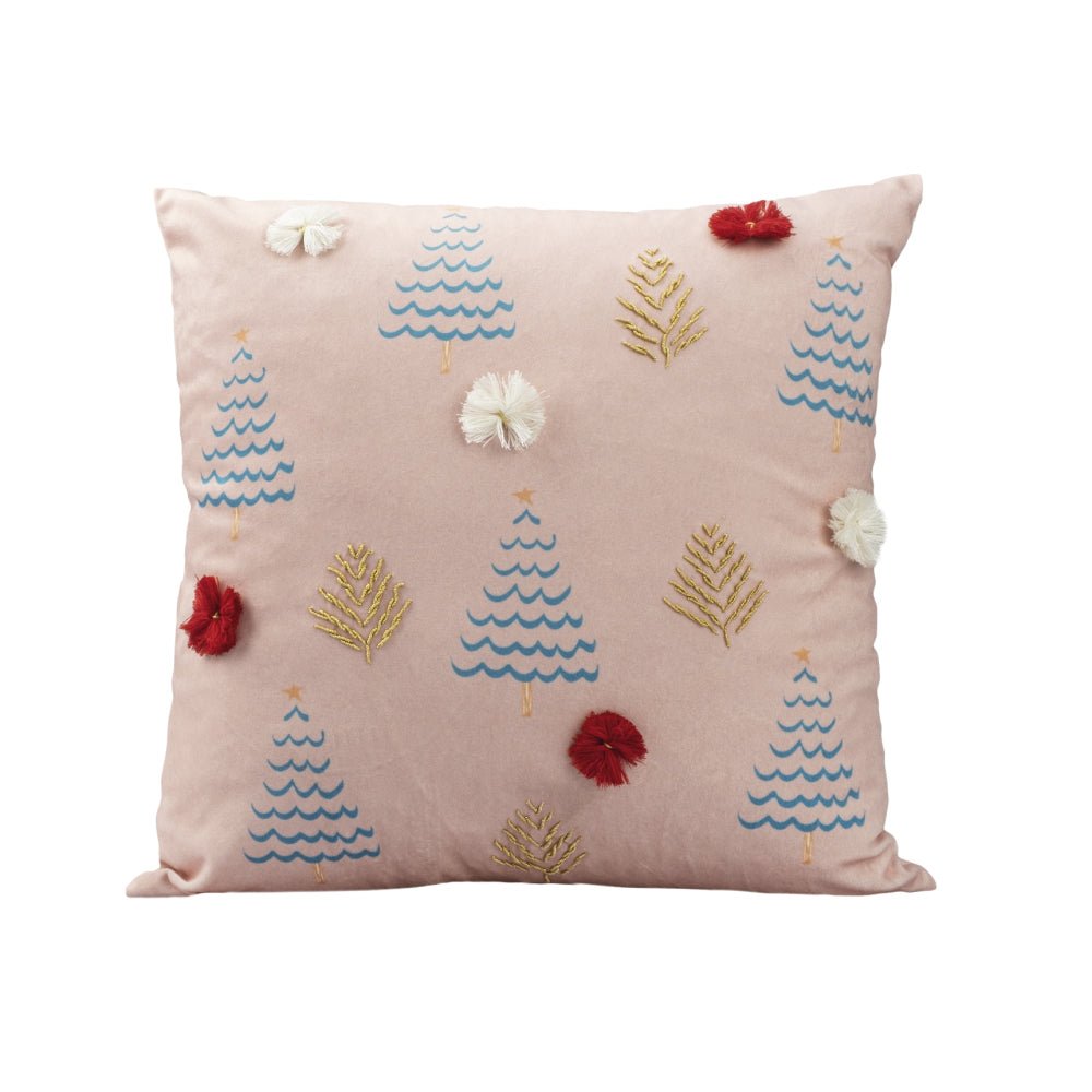 Winter Forest - Hand Made Tree 43x43 Cushion