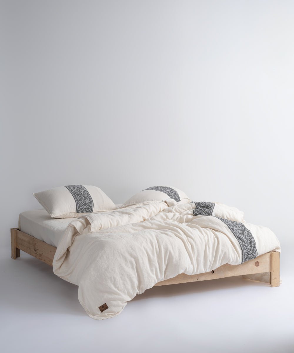 Garmenwashed Riga 100% Cotton Duvet Cover Set