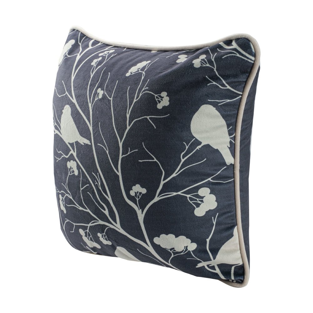 Winter Forest - Bird 43x43 Cushion