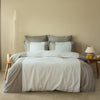 100% Cotton 210 Thread Count Sateen Duvet Cover Set - M.Green/Mint