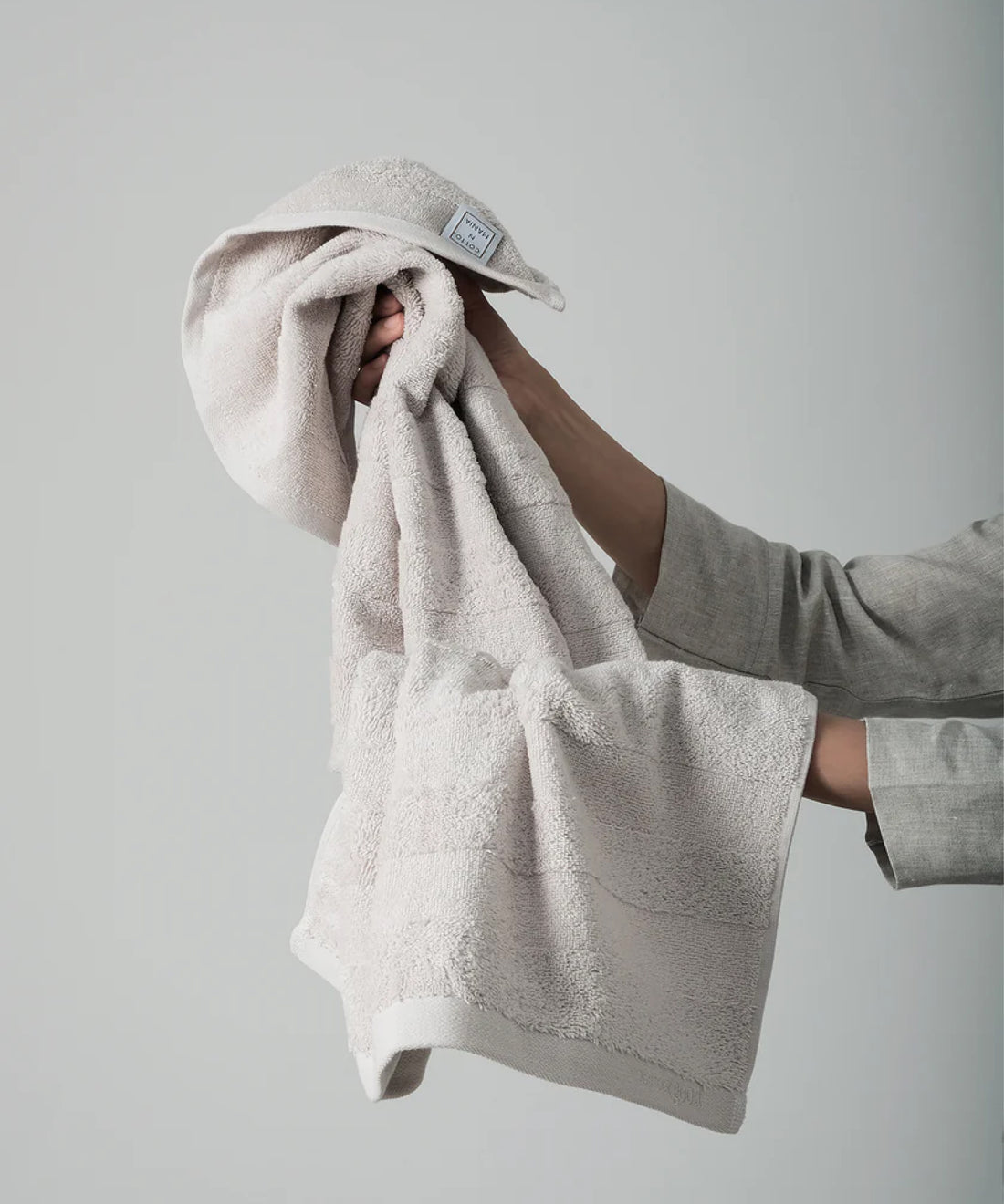 Mons - 50x90cm Set of 2 Towels Stone