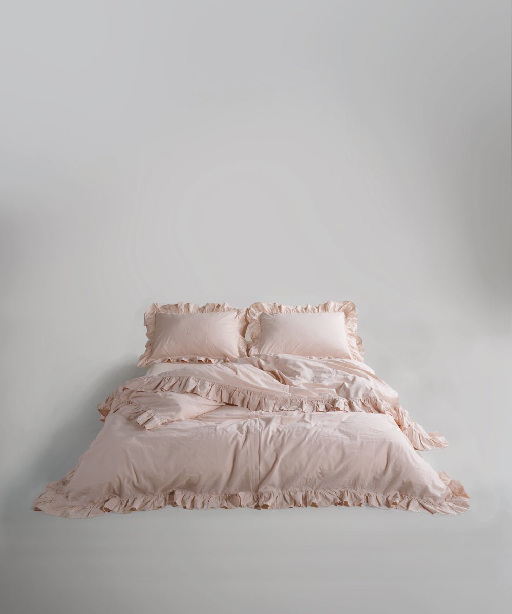 Stonewash Exclusive 100% Soft Cotton Duvet Cover Set Pristine