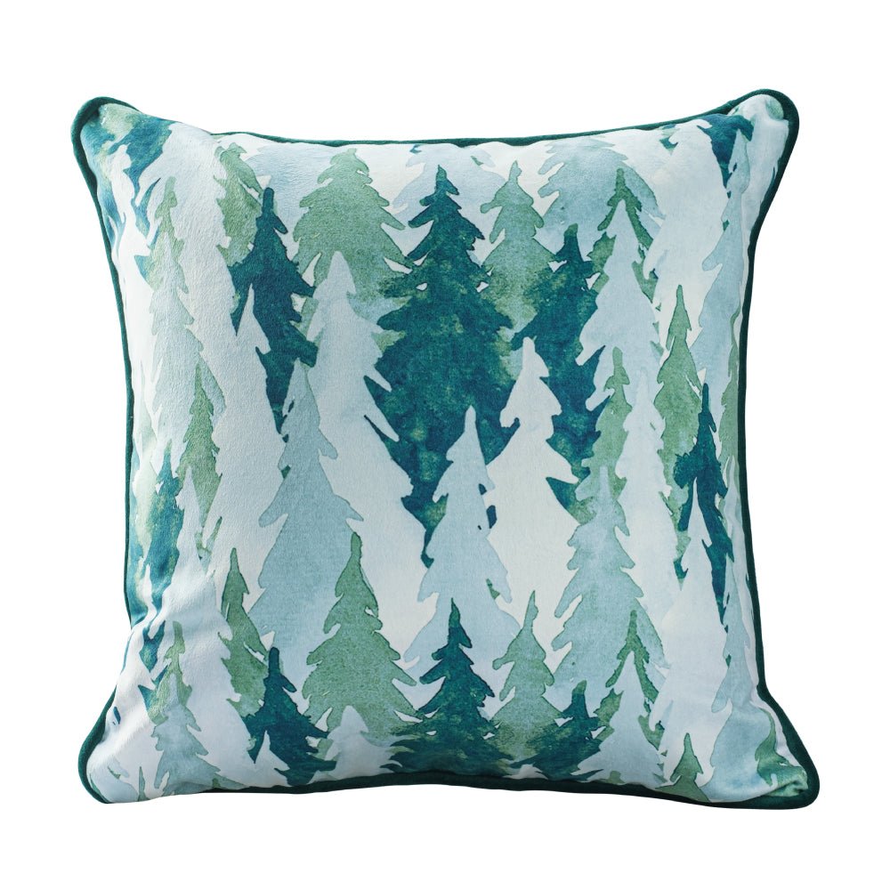 Winter Forest - Under Tree 43x43 Cushion