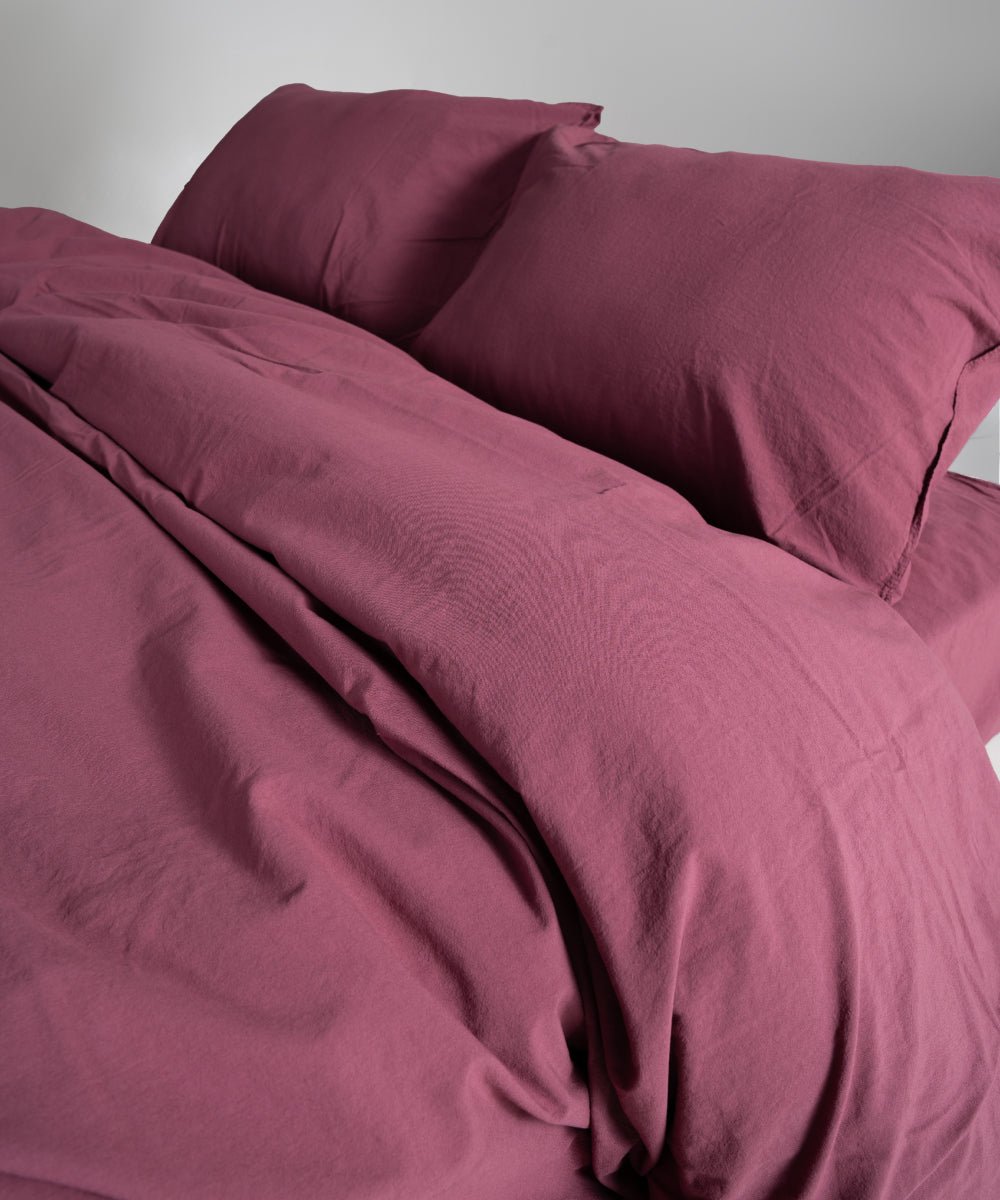 Stonewash 100% Soft Cotton Fitted Sheet Roseberry