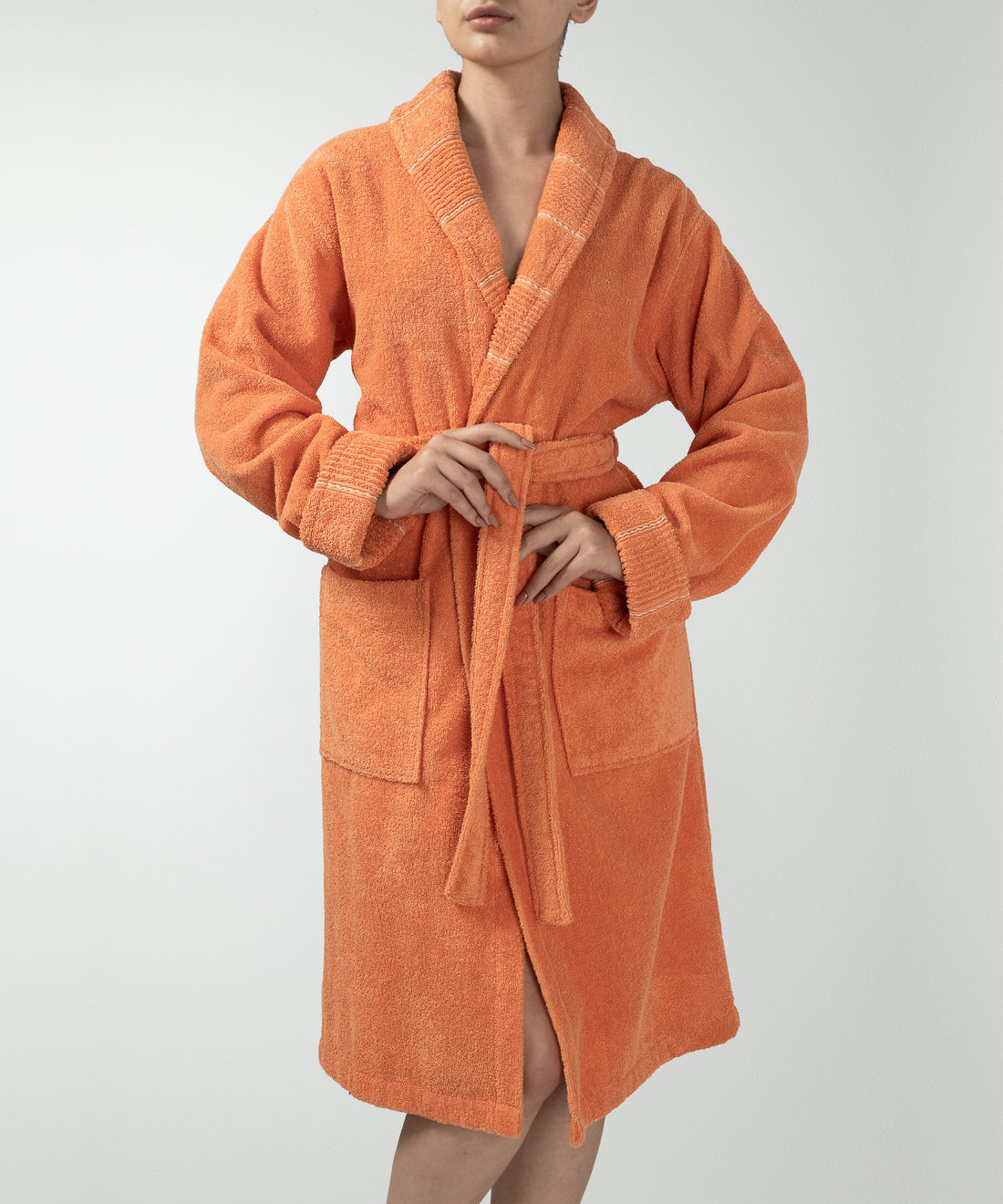 Carmine - Unisex Bathrobe Desert
