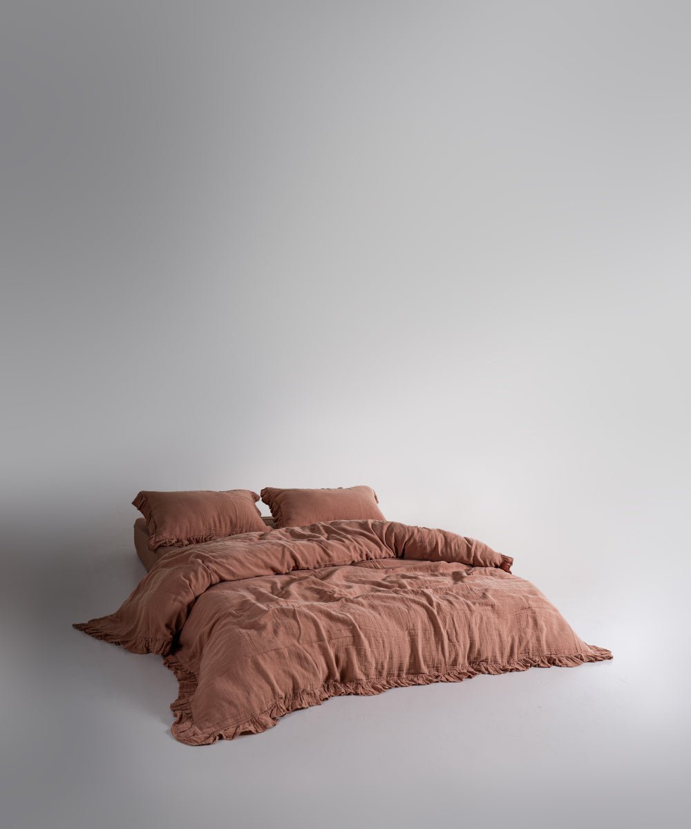 Esse Exclusive 100% Soft Cotton Gauze/Muslin Duvet Cover Commencer