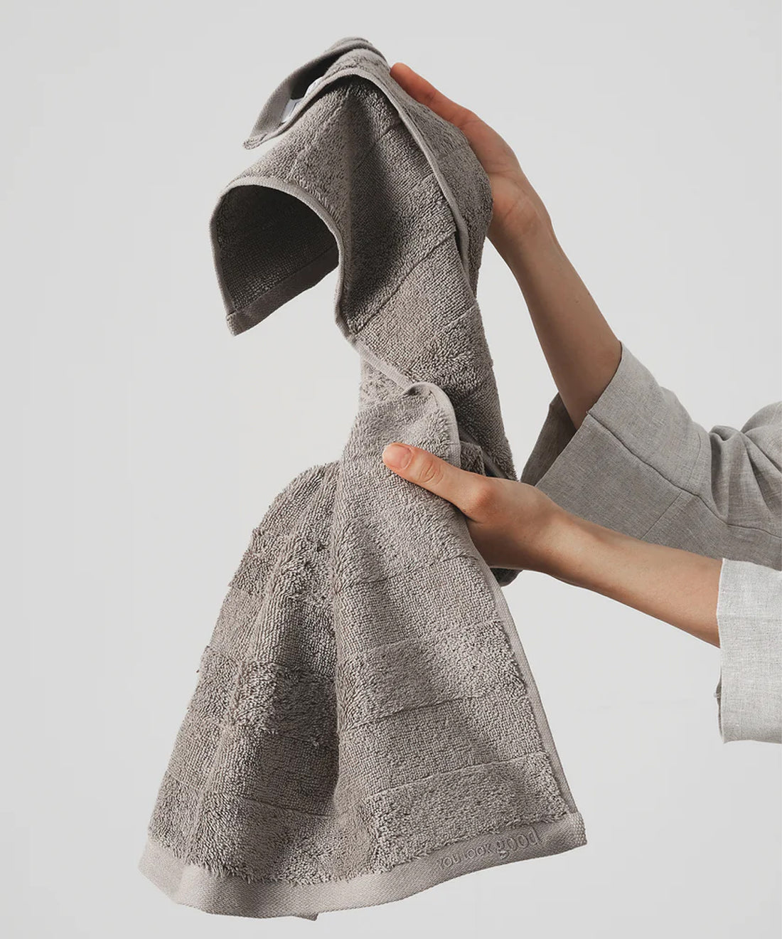 Mons - 50x90cm Set of 2 Towels Grey