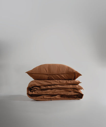 Stonewash 100% Soft Cotton Duvet Cover Set Cassandra - Commencer