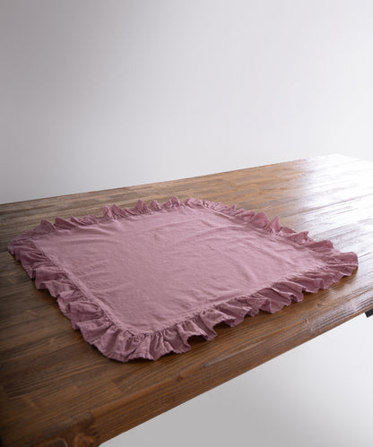 Stonewashed 100% Cotton Exclusive Old Rose Napkin 4 pcs - 45X45cm