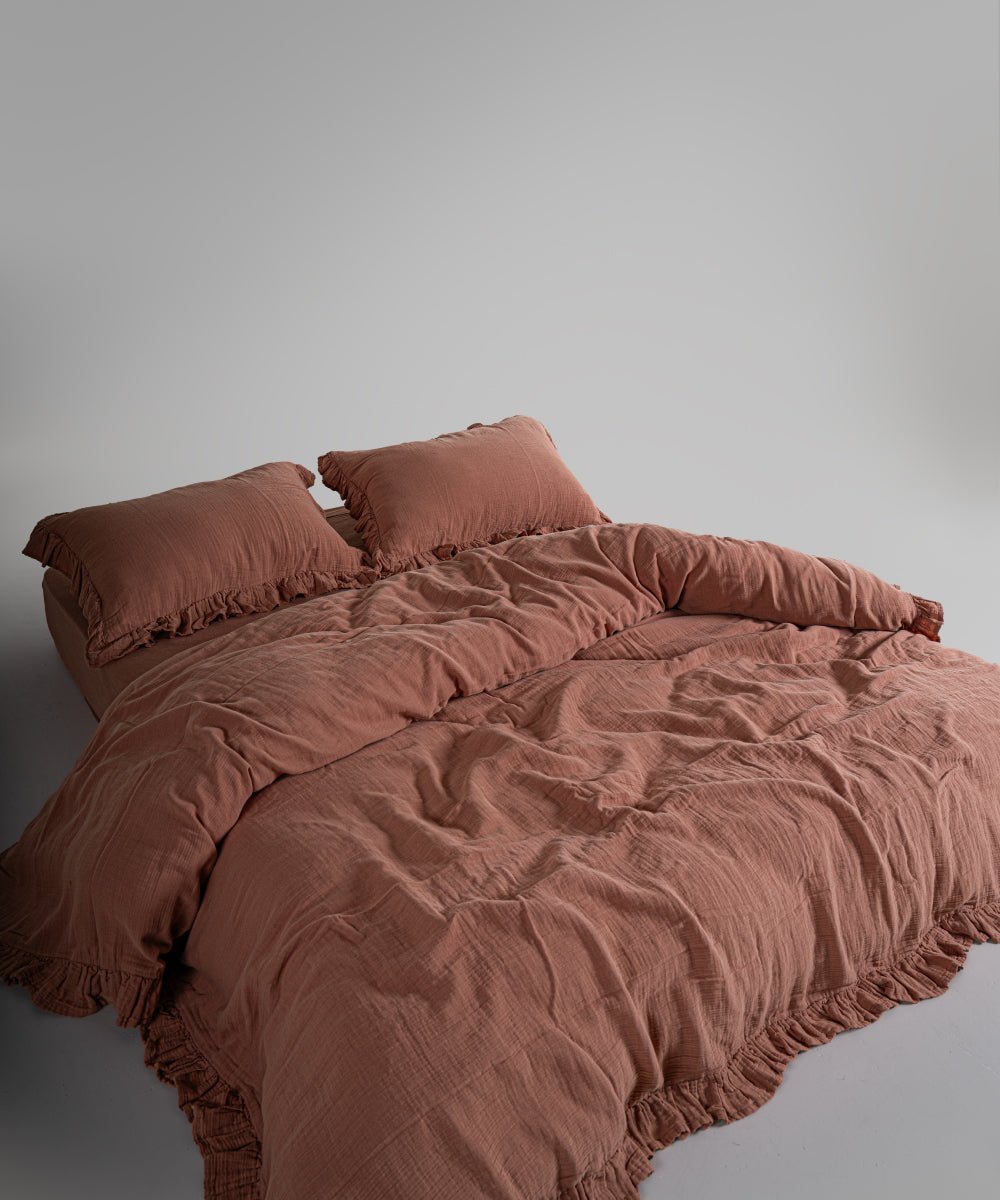 Esse Exclusive 100% Soft Cotton Gauze/Muslin Duvet Cover Commencer