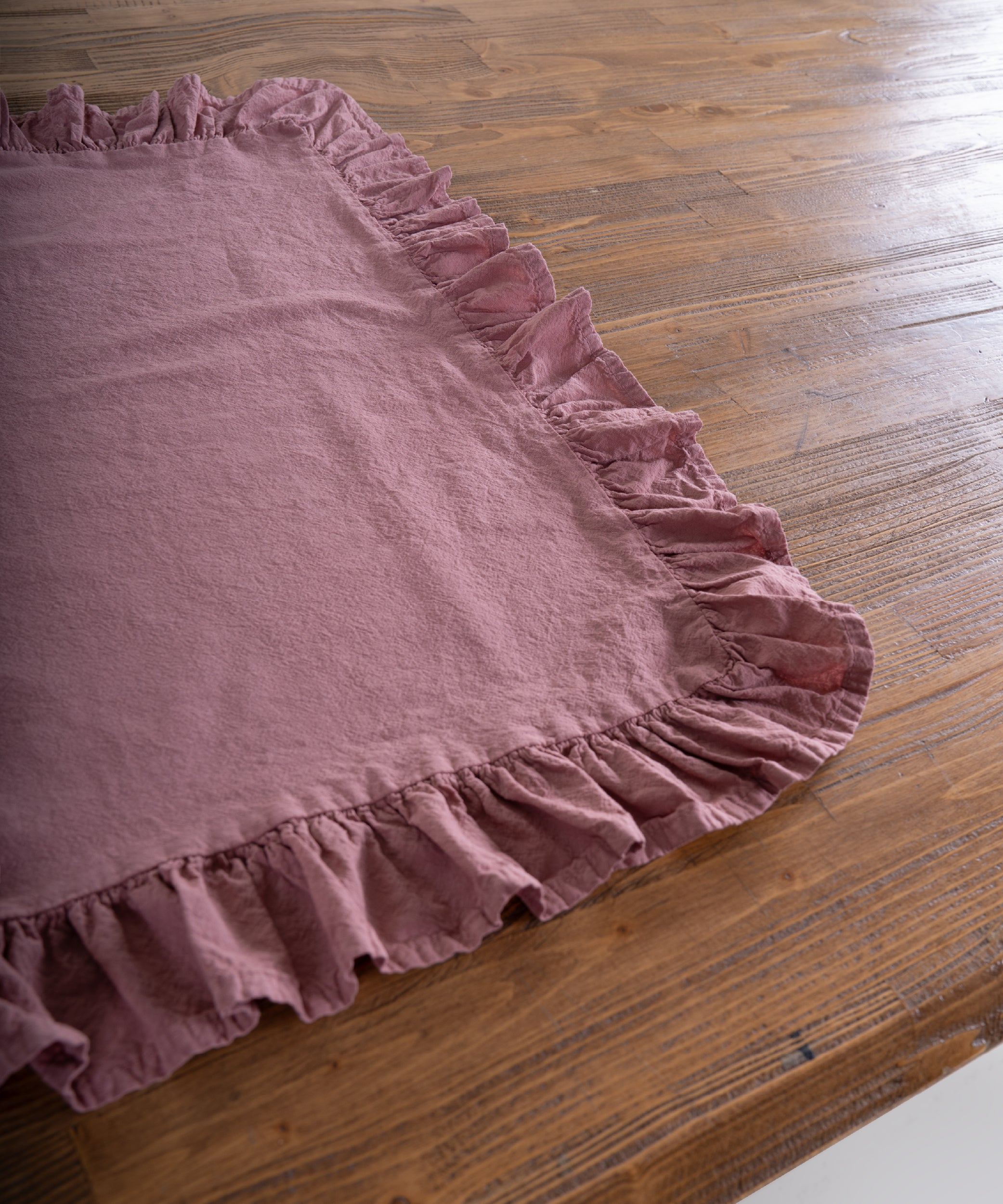 Stonewashed 100% Cotton Exclusive Old Rose Napkin 4 pcs - 45X45cm