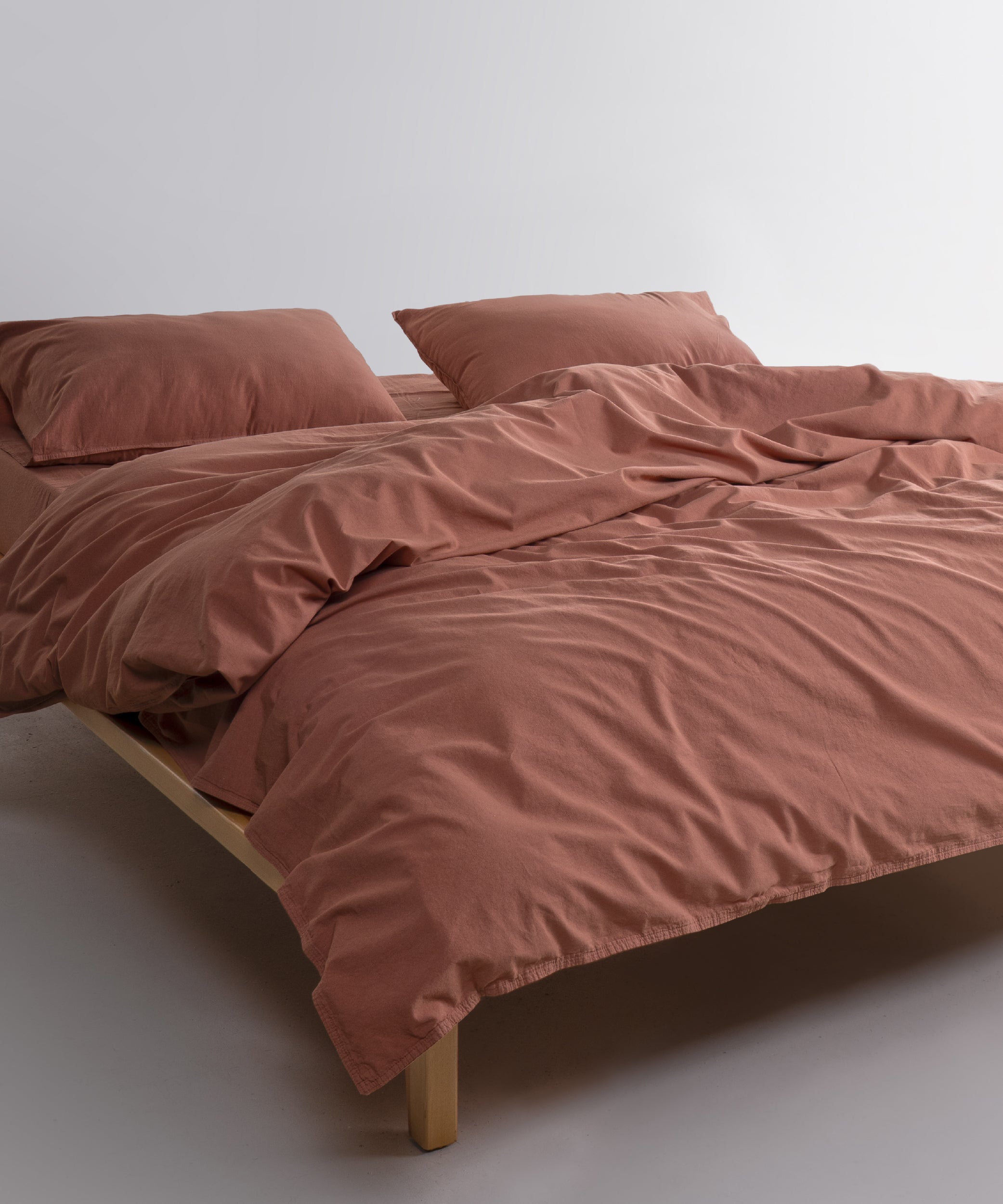 Stonewash 100% Soft Cotton Duvet Cover Set Commencer