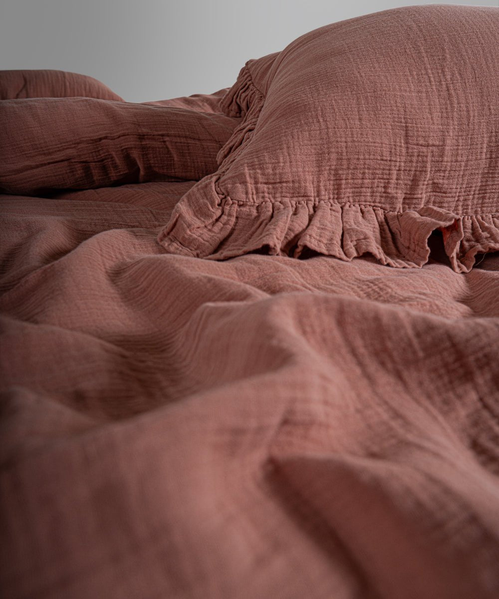 Esse Exclusive 100% Soft Cotton Gauze/Muslin Duvet Cover Commencer