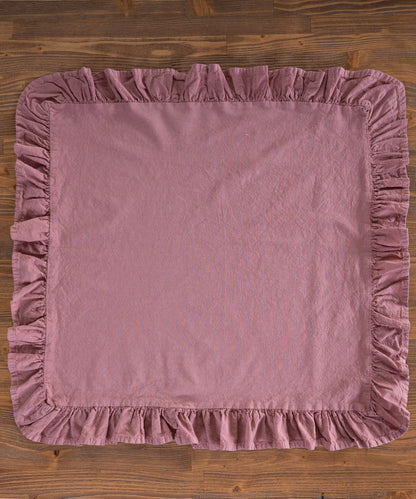 Stonewashed 100% Cotton Exclusive Old Rose Napkin 4 pcs - 45X45cm