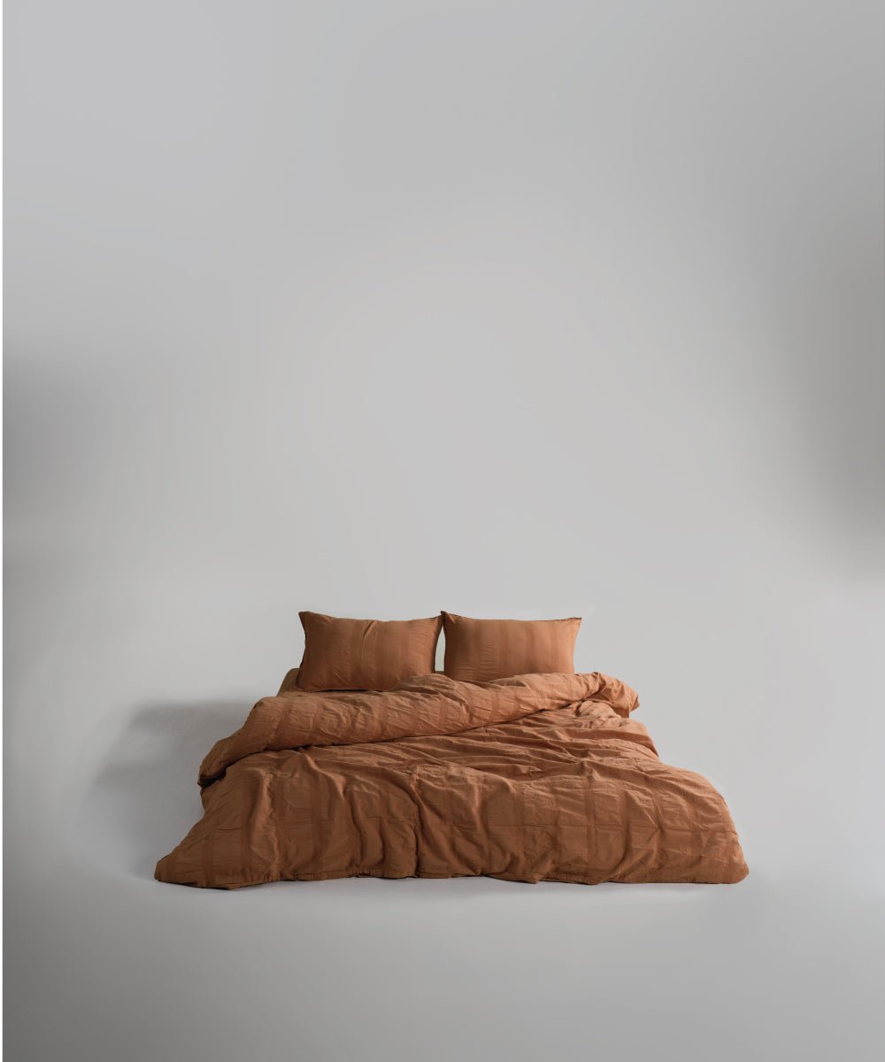 Stonewash 100% Soft Cotton Duvet Cover Set Cassandra - Commencer