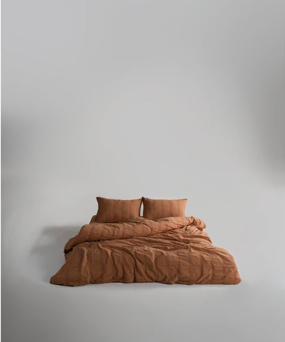 Stonewash 100% Soft Cotton Duvet Cover Set Cassandra - Commencer