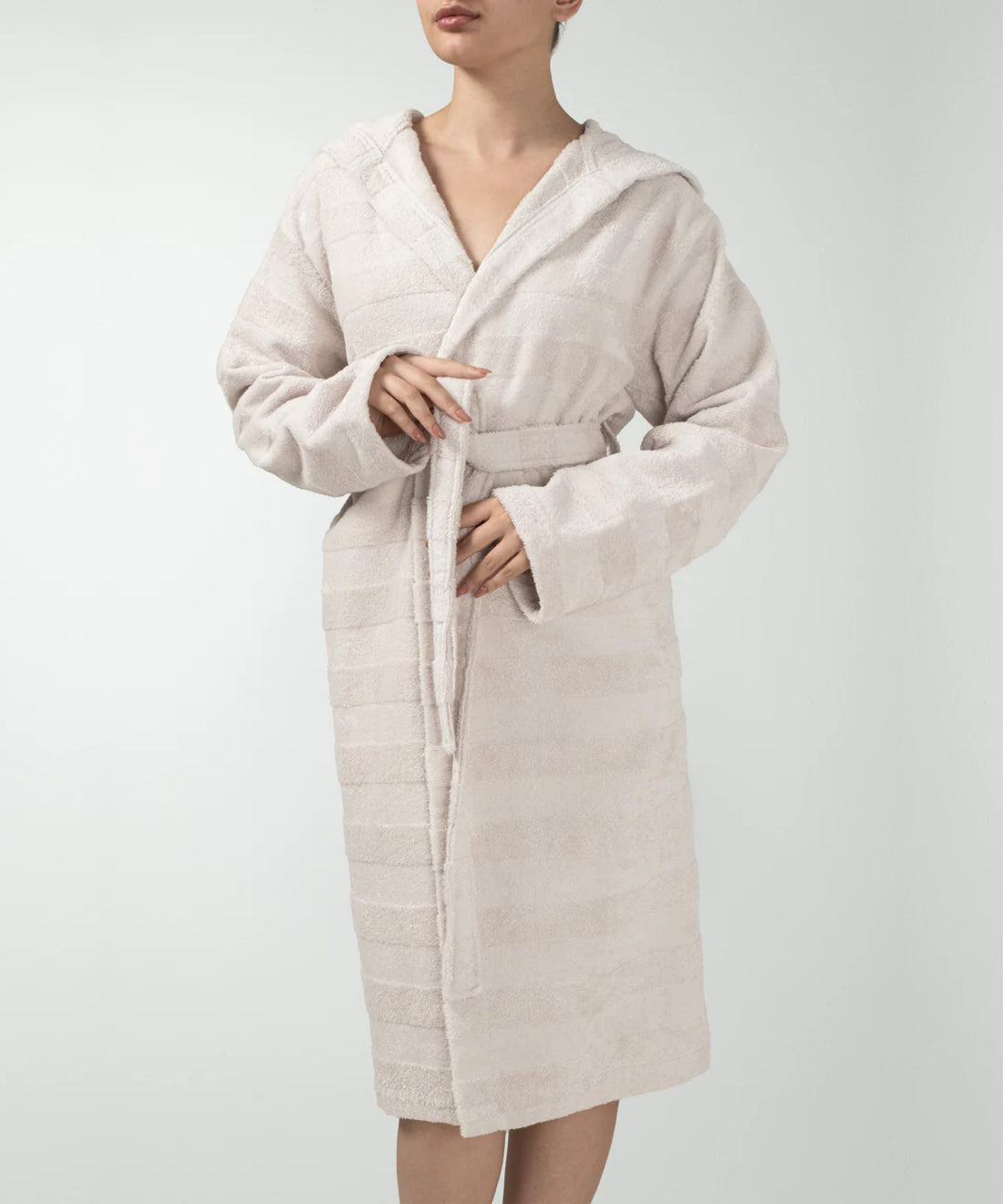 Mons  - Unisex Bathrobe Stone