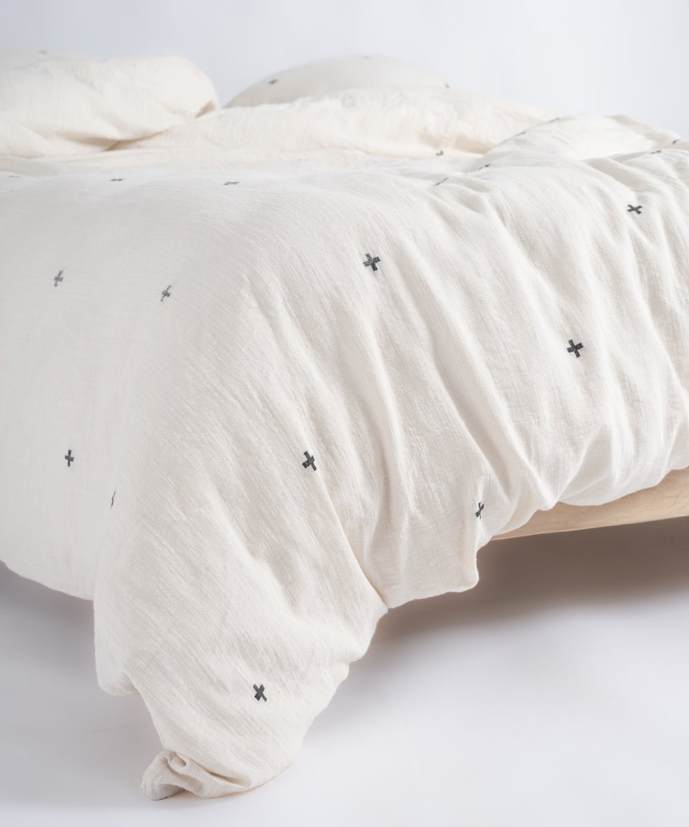 Garmenwashed Budapesthe 100% Cotton Duvet Cover Set