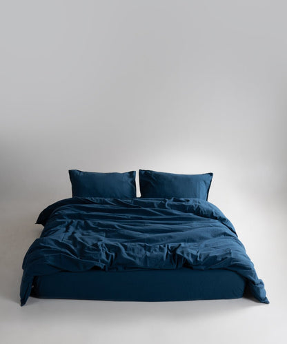 Stonewash 100% Soft Cotton Pillowcase Dress Blue