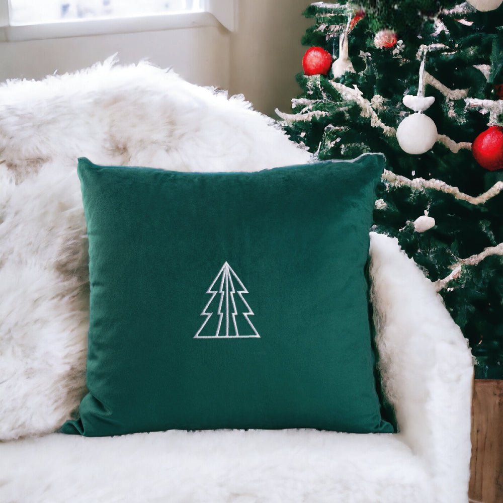 Winter Forest - Under Tree Embroidery 43x43 Cushion