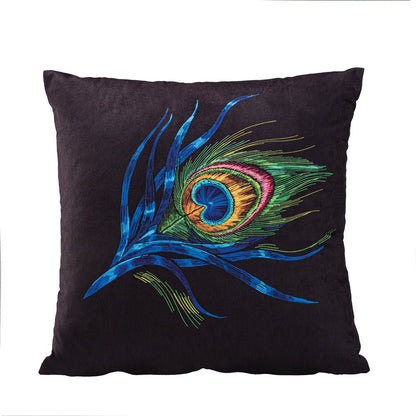 Peacock Collection - Velvet 43x43 Cushion