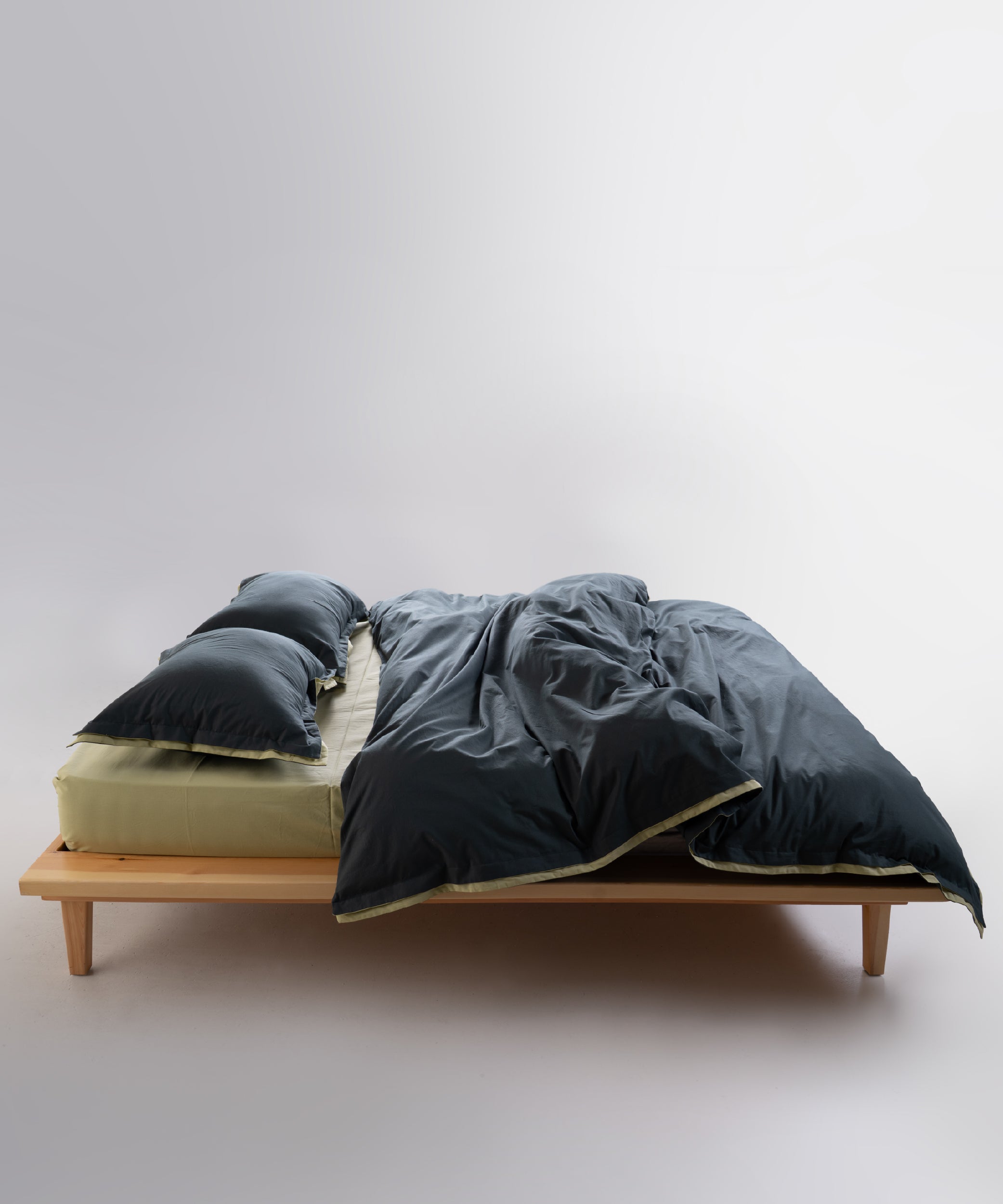 100% cotton duvet cover with secure button fastening closure detail