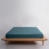 Stonewash 100% Soft Cotton Fitted Sheet Dark Green