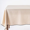 Essualte Stonewashed 100% Cotton Tablecloth - Oxfordtan
