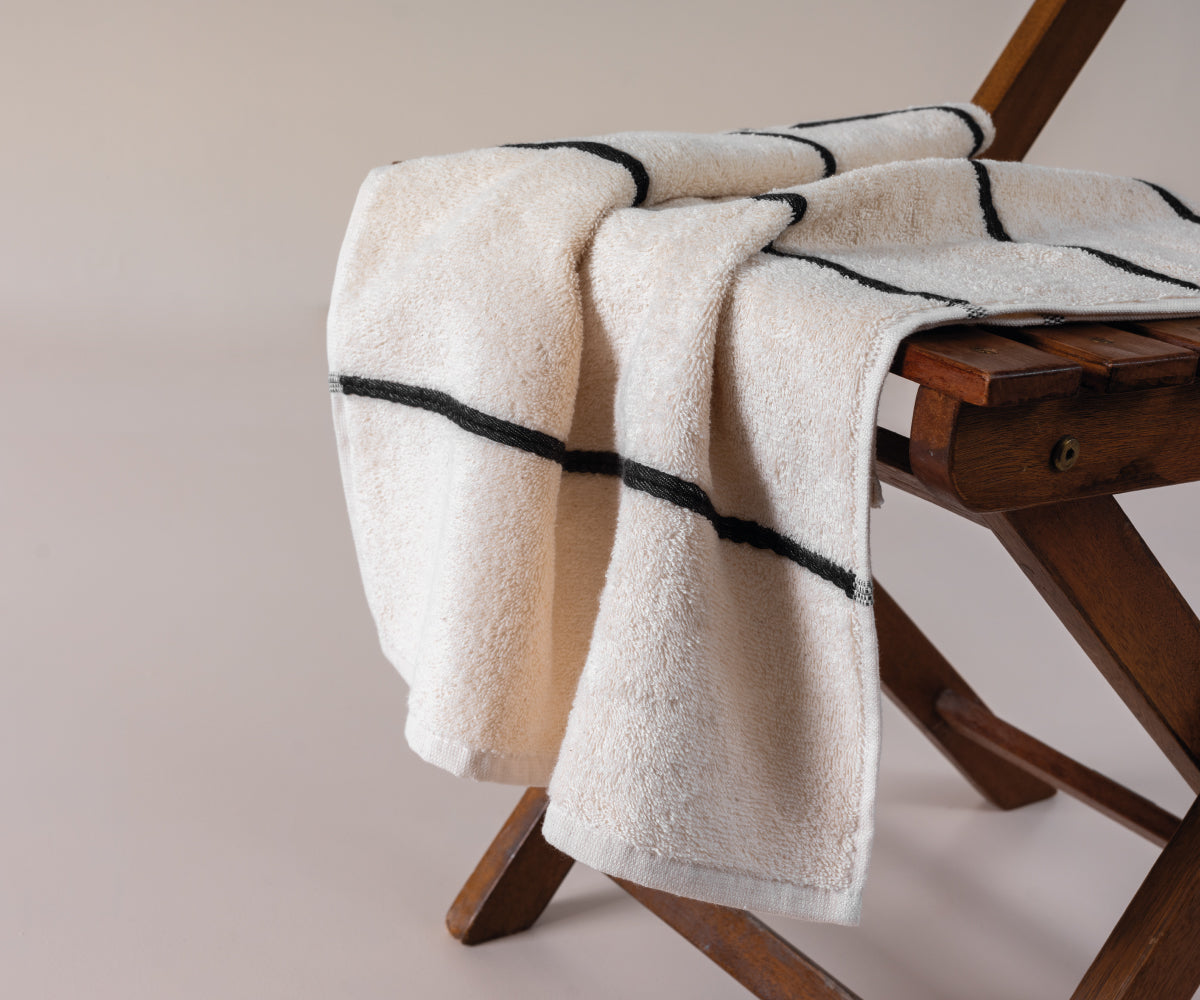 Natural Vilnus  Garmentwash Towel Set