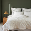 Luxury 100% Cotton Sateen Oxford Duvet Cover Set | Hotel Collection Bedding