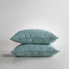 Ephesus Mineral Blue 100% Soft Cotton Pillowcase - Stonewashed | Limasso