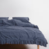 Sicilia Castle Rock Ruffle Lace 100% Cotton Duvet Cover Set – Stonewashed | Limasso