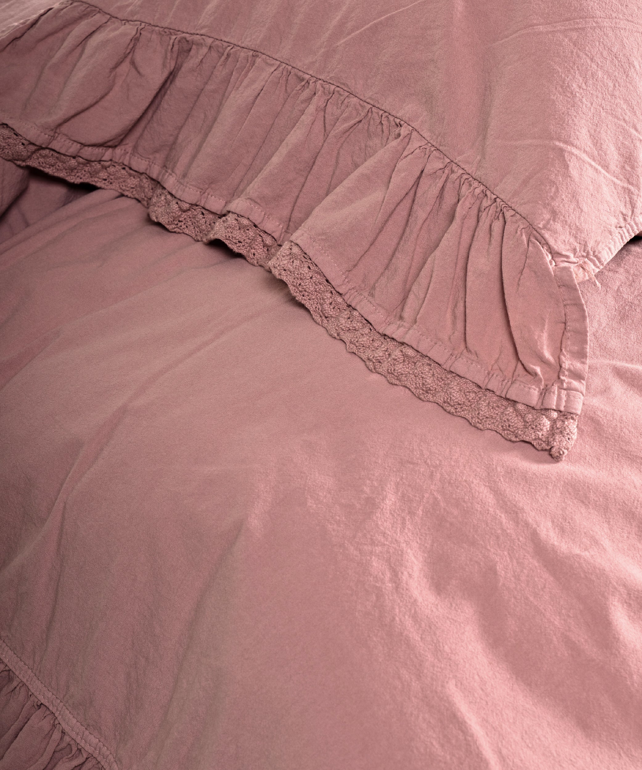 Sicilia New Rose breathable 100% cotton duvet cover set soft pink luxury bedroom decor UK