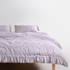 Sicilia Opal Grey Ruffle Lace 100% Cotton Duvet Cover Set – Stonewashed | Limasso