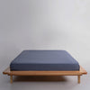 Stonewash 100% Soft Cotton Fitted Sheet Natural Grey
