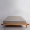 Stonewash 100% Soft Cotton Fitted Sheet Oxfordtan - Beige