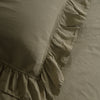 Stonewash Exclusive 100% Soft Cotton Pillowcase Olive