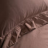 Stonewash Exclusive 100% Soft Cotton Pillowcase Wood Smoke