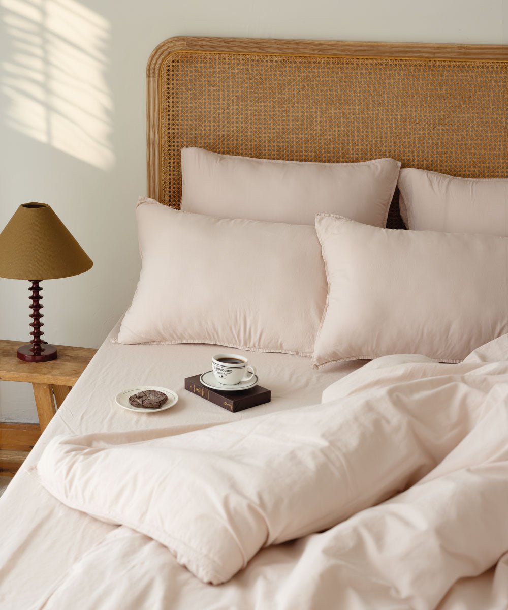 Stonewashed Ephesus 100% Soft Cotton Duvet Cover Set Pristine