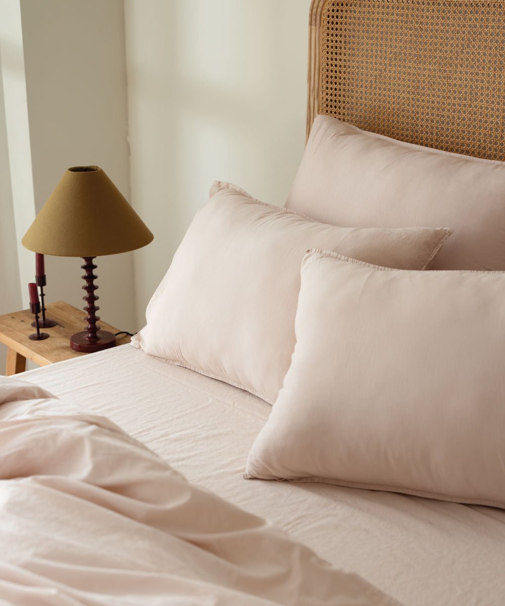 Stonewashed Ephesus 100% Soft Cotton Duvet Cover Set Pristine
