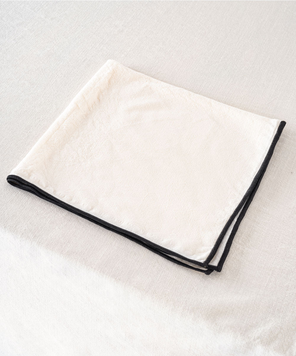 Essualte – Serviette „Mediterranean Cream“, 100 % Baumwolle, Stonewashed