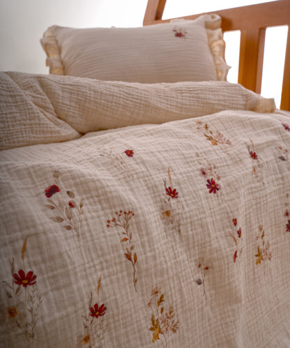 Brise Printanière 100% Cotton Muslin Garment-Washed Baby Bedding Set
