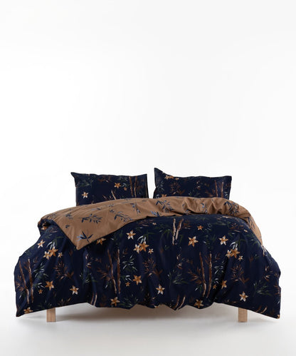 Bamboo Flower 100% Cotton Sateen Duvet Cover Set