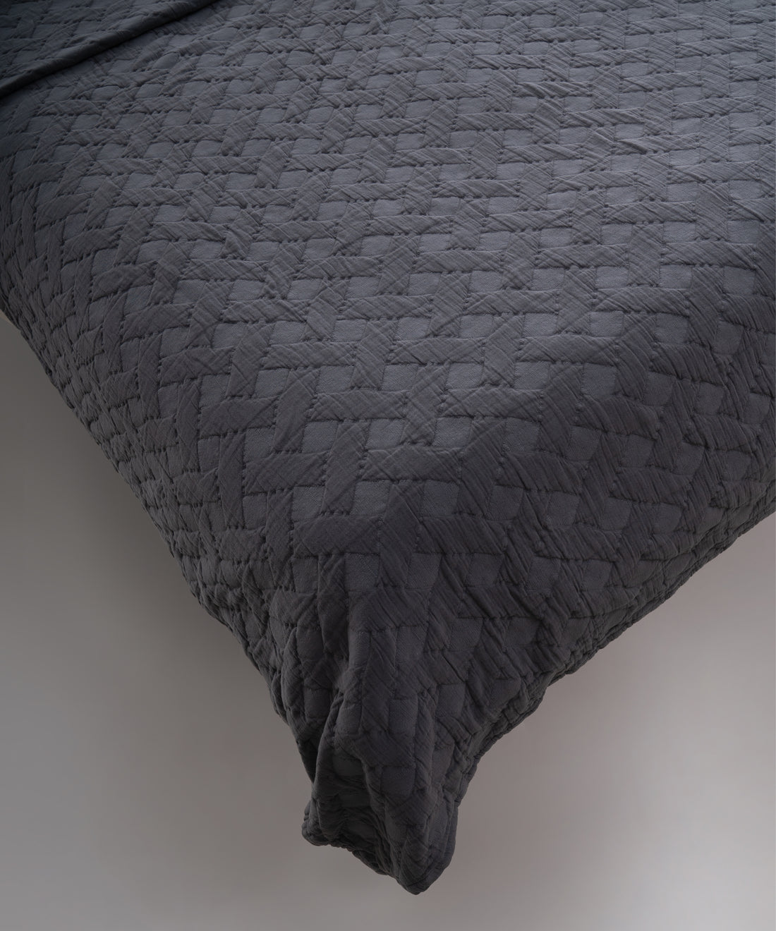 Brianna 100% Cotton Stonewashed Bedspread Set - Castlerock