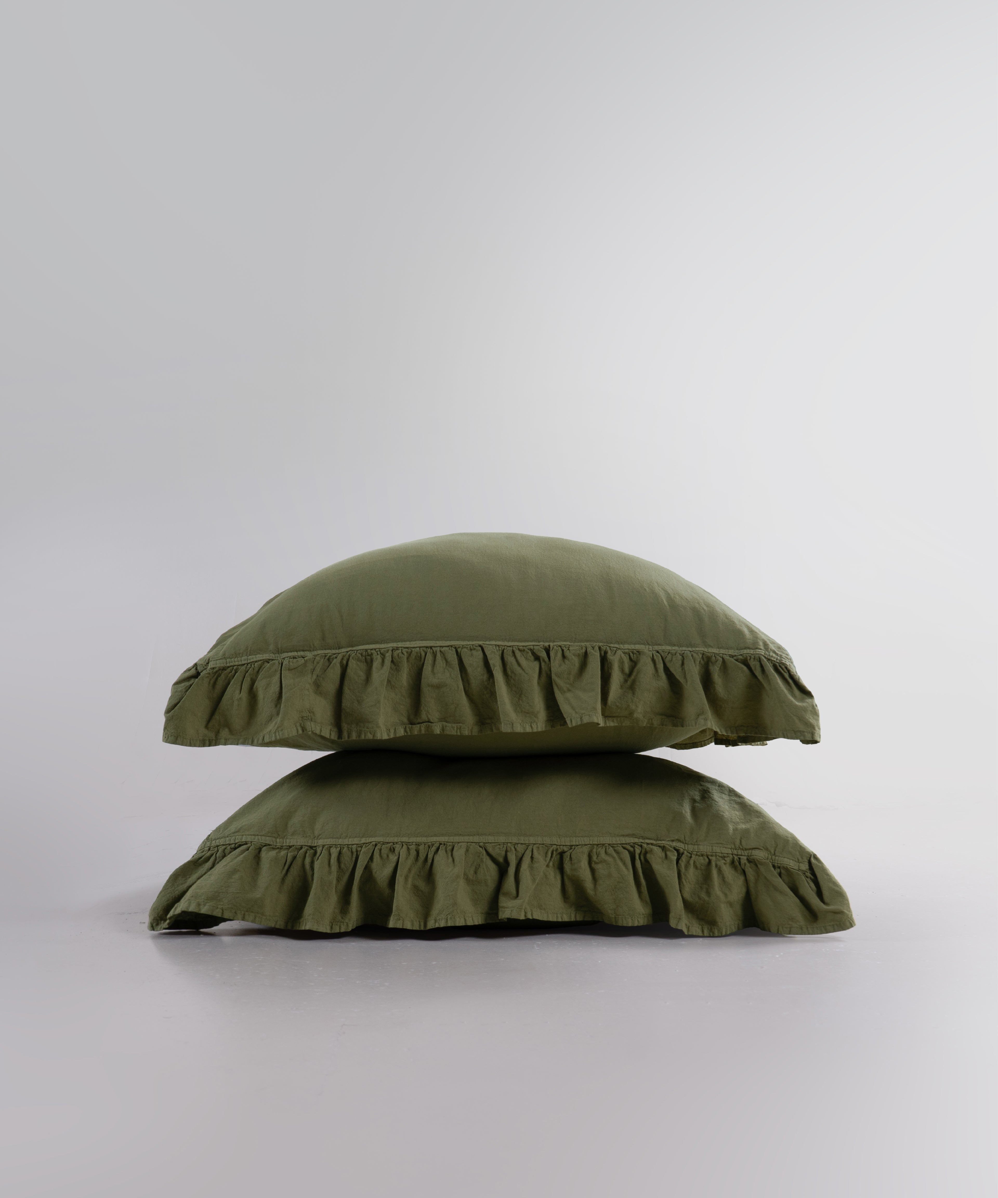 Stonewash Exclusive 100% Soft Cotton Pillowcase Capulet Olive