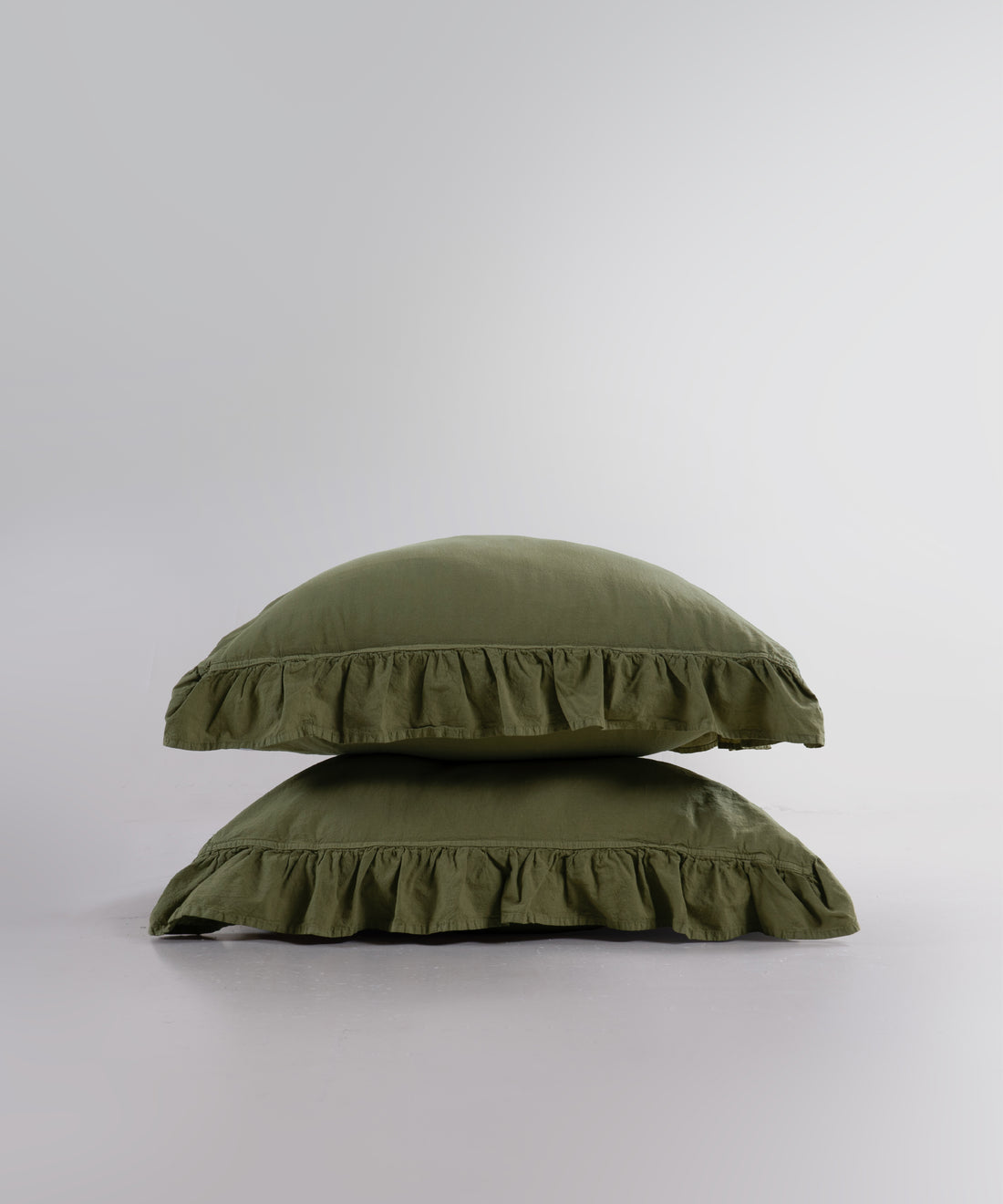 Stonewash 100% Soft Cotton Exclusive Fitted Sheet Set Capulet Olive