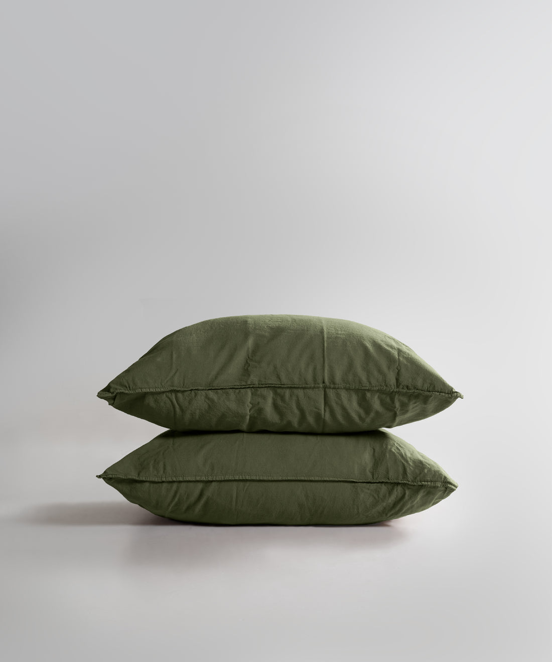 Stonewash 100% Soft Cotton Fitted Sheet Set Capulet Olive