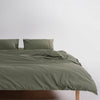 Stonewashed Ephesus 100% Soft Cotton Duvet Cover Capulet Olive